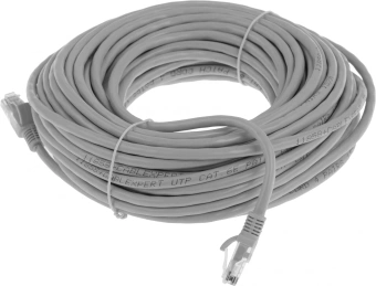 Патч-корд Premier PP6U-20M 10000Гбит/с UTP 4 пары cat.6 CCA molded 20м серый RJ-45 (m)-RJ-45 (m) - купить недорого с доставкой в интернет-магазине