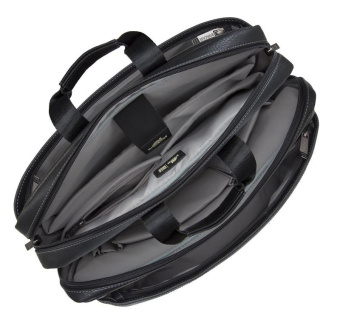 Сумка для ноутбука 16" Riva 8940 (PU) черный - купить недорого с доставкой в интернет-магазине