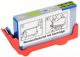 Картридж струйный Cactus CS-3YL77AE 912 голубой (5мл) для HP OfficeJet 8010/8012/8013/8014/8015/8020/8025 с чипом - купить недорого с доставкой в интернет-магазине