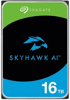 Жесткий диск Seagate SATA-III 16TB ST16000VE005 SkyHawkAI 512E (7200rpm) 512Mb 3.5" - купить недорого с доставкой в интернет-магазине