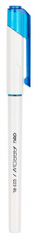Ручка шариков. Deli Arrow EQ23-BL белый/голубой d=0.7мм син. черн. (1шт) - купить недорого с доставкой в интернет-магазине