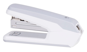 Степлер настольный Deli E0464WHITE Exceed 24/6 26/6 (25листов) белый 100скоб металл/пластик закрытый коробка - купить недорого с доставкой в интернет-магазине