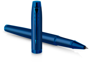 Ручка роллер Parker IM Monochrome T328 (CW2172965) Blue PVD F черн. черн. подар.кор. - купить недорого с доставкой в интернет-магазине