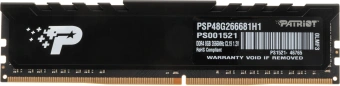 Память DDR4 8Gb 2666MHz Patriot PSP48G266681H1 Signature RTL PC4-21300 CL19 DIMM 288-pin 1.2В single rank с радиатором Ret - купить недорого с доставкой в интернет-магазине