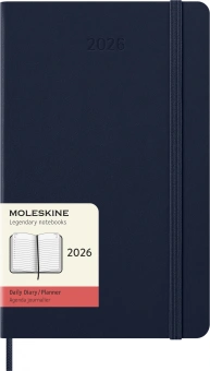 Ежедневник Moleskine CLASSIC Large 130х210мм 400стр. синий сапфир - купить недорого с доставкой в интернет-магазине