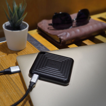 Накопитель SSD Silicon Power USB-C 1TB SP010TBPSDPC60CK PC60 1.8" черный - купить недорого с доставкой в интернет-магазине