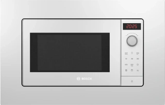 Микроволновая печь Bosch BEL653MW3 25л. 800Вт белый (встраиваемая) - купить недорого с доставкой в интернет-магазине