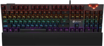 Клавиатура Оклик 935G RAGNAR механическая черный USB Multimedia for gamer LED (подставка для запястий) - купить недорого с доставкой в интернет-магазине