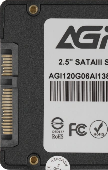Накопитель SSD AGi SATA-III 120GB AGI120G06AI138 AI138 2.5" - купить недорого с доставкой в интернет-магазине