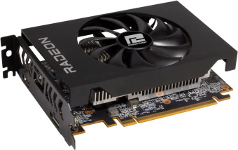Видеокарта PowerColor PCI-E 4.0 AXRX 6400 4GBD6-DH AMD Radeon RX 6400 4096Mb 64 GDDR6 2039/16000 HDMIx1 DPx1 HDCP Ret - купить недорого с доставкой в интернет-магазине