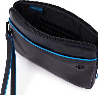 Клатч Piquadro Blue Square Revamp AC5946B2VR/BLU синий натур.кожа - купить недорого с доставкой в интернет-магазине