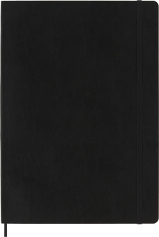 Блокнот Moleskine CLASSIC SOFT QP643 A4 192стр. нелинованный мягкая обложка черный - купить недорого с доставкой в интернет-магазине