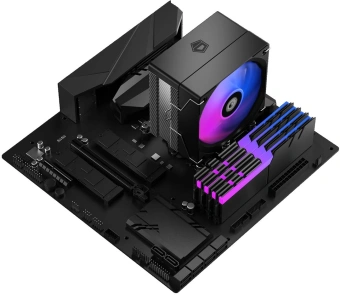 Устройство охлаждения(кулер) ID-Cooling SE-903-XT V2 RGB Soc-AM5/AM4/1200/1700/1851 серебристый/черный 4-pin 140-29.1dB Al+Cu 150W 650gr Ret - купить недорого с доставкой в интернет-магазине