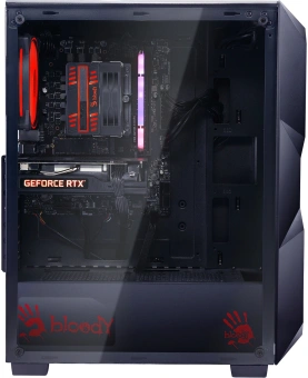 ПК Bloody BD-PC RB55C1 MT Ryzen 5 5600X (3.7) 32Gb SSD1Tb RTX4060 8Gb Windows 11 Home GbitEth 500W черный (RUS) (2107186) - купить недорого с доставкой в интернет-магазине