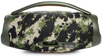 Колонка порт. JBL Boombox 3 камуфляж 180W 2.1 BT/USB 10000mAh (JBLBOOMBOX3SQUAD(EP/UK/AM)) - купить недорого с доставкой в интернет-магазине