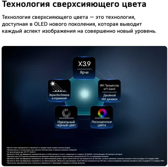 Телевизор OLED LG 55" OLED55G6RLA.ARU атласное серебро 4K Ultra HD 120Hz DVB-T2 DVB-C DVB-S2 USB WiFi Smart TV (RUS) - купить недорого с доставкой в интернет-магазине