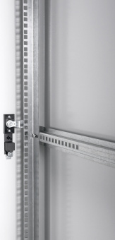 Шкаф коммутационный ЦМО (ШТК-Э-48.6.8-13АА) напольный 48U 600x800мм пер.дв.стекл металл 2 бок.пан. 710кг серый 715мм 96кг 180град. 2254мм IP20 сталь - купить недорого с доставкой в интернет-магазине