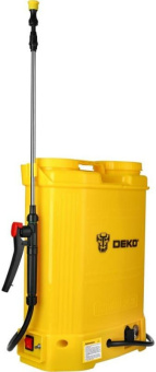 Опрыскиватель Deko DKSP10 аккум. ранц. 16л желтый (065-0954) - купить недорого с доставкой в интернет-магазине