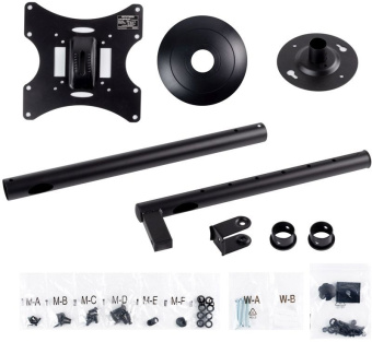 Кронштейн для телевизора Arm Media LCD-1000 черный 10"-37" макс.30кг потолочный поворот и наклон - купить недорого с доставкой в интернет-магазине