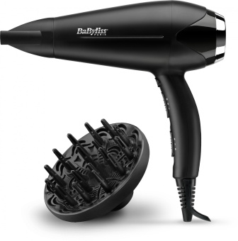 Фен Babyliss D572DE 2200Вт черный/серебристый - купить недорого с доставкой в интернет-магазине