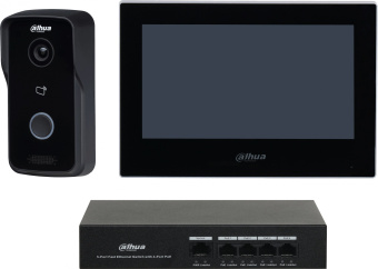 Комплект домофона Dahua DHI-KTP03 черный - купить недорого с доставкой в интернет-магазине