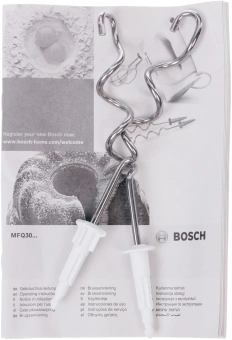 Миксер ручной Bosch MFQ3030 350Вт белый - купить недорого с доставкой в интернет-магазине