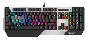 Клавиатура A4Tech Bloody B865R механическая серый/черный USB for gamer LED - купить недорого с доставкой в интернет-магазине