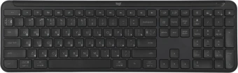 Клавиатура Logitech K950 черный USB беспроводная BT/Radio slim (920-012434) - купить недорого с доставкой в интернет-магазине