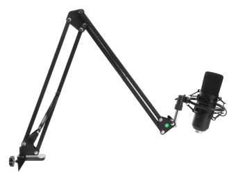 Микрофон проводной Оклик SM-700G 2.5м черный - купить недорого с доставкой в интернет-магазине