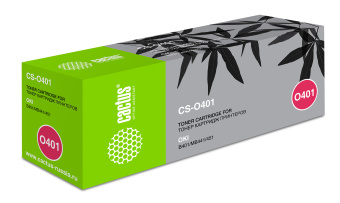 Картридж лазерный Cactus CS-O401 44992403 черный (1500стр.) для Oki B401/MB441/451 - купить недорого с доставкой в интернет-магазине