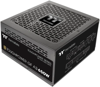 Блок питания Thermaltake ATX 650W Toughpower GF A3 Gen.5 80+ gold (20+4pin) APFC 140mm fan 8xSATA Cab Manag RTL - купить недорого с доставкой в интернет-магазине