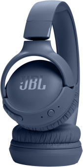 Гарнитура накладные JBL Tune 520BT синий беспроводные bluetooth оголовье (JBLT520BTBLU) - купить недорого с доставкой в интернет-магазине