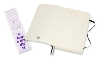 Блокнот Moleskine CLASSIC SOFT EXPENDED QP616EXP Large 130х210мм 400стр. линейка мягкая обложка черный - купить недорого с доставкой в интернет-магазине