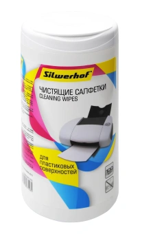 Салфетки Silwerhof 671215 для компьютеров и оргтехники туба 100шт влажных - купить недорого с доставкой в интернет-магазине