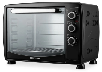 Мини-печь Starwind SMO2045 35л. 1500Вт черный/серебристый - купить недорого с доставкой в интернет-магазине