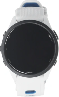 Смарт-часы Garmin Forerunner 265 33мм 1.3" AMOLED корп.черный/белый рем.белый (010-02810-11) - купить недорого с доставкой в интернет-магазине