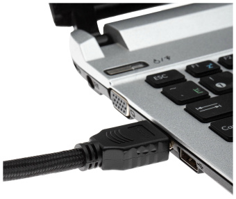 Кабель аудио-видео Cactus CS-HDMI.2-3 HDMI (m)/HDMI (m) 3м. Позолоченные контакты черный - купить недорого с доставкой в интернет-магазине
