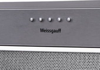 Вытяжка встраиваемая Weissgauff Alpha 50 PB IX нержавеющая сталь управление: кнопочное (1 мотор) - купить недорого с доставкой в интернет-магазине