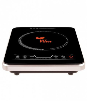 Плита Электрическая Kitfort КТ-102 черный стеклокерамика (настольная) - купить недорого с доставкой в интернет-магазине