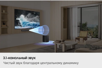 Саундбар Samsung HW-B450F/RU 2.1 300Вт+220Вт черный - купить недорого с доставкой в интернет-магазине
