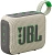 Колонка порт. JBL Go 4 бежевый/зеленый 4.2W 1.0 BT 850mAh (JBLGO4SAND)