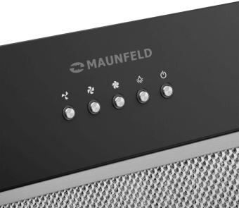 Вытяжка встраиваемая Maunfeld Trapeze 602M черный управление: кнопочное (1 мотор) - купить недорого с доставкой в интернет-магазине