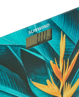 Весы напольные электронные SunWind SSB055 макс.180кг рисунок - купить недорого с доставкой в интернет-магазине