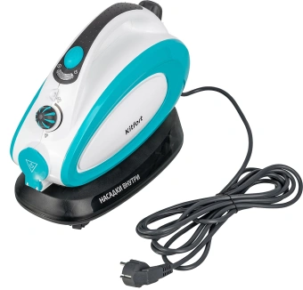 Пароочиститель напольный Kitfort КТ-914 1500Вт белый/голубой - купить недорого с доставкой в интернет-магазине