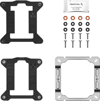 Устройство охлаждения(кулер) Deepcool AG400 Soc-AM5/AM4/1200/1700/1851 серебристый/черный 4-pin 18-31.6dB Al+Cu 220W 614gr Ret (R-AG400-BKNNMN-G-1) - цена, купить или заказать с доставкой в интернет-магазине Устройство охлаждения(кулер) Deepcool AG400 Soc-AM5/AM4/1200/1700/1851 серебристый/черный 4-pin 18-31.6dB Al+Cu 220W 614gr Ret (R-AG400-BKNNMN-G-1) - купить недорого с доставкой в интернет-магазине