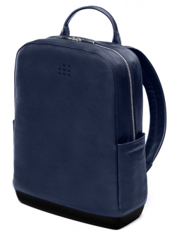 Рюкзак Moleskine Classic Leather ET84BKB20 синий кожа - купить недорого с доставкой в интернет-магазине