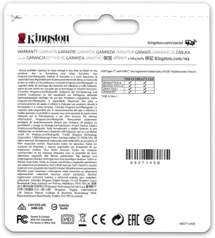 Флеш Диск Kingston 64GB DataTraveler microDuo 3C DTDUO3CG3/64GB USB3.0 фиолетовый - купить недорого с доставкой в интернет-магазине