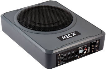 Сабвуфер автомобильный Kicx Q200BA 300Вт активный (20см/8") - купить недорого с доставкой в интернет-магазине