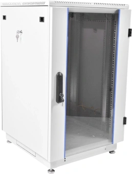 Шкаф коммутационный ЦМО (ШТК-М-30.6.8-1ААА) напольный 30U 600x800мм пер.дв.стекл задн.дв.стал.лист 2 бок.пан. направл.под закл.гайки 400кг серый - купить недорого с доставкой в интернет-магазине