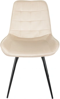 Стул для дома Бюрократ CH-K2_4 комплект 4шт бежевый Holland 06 металл черный на ножках (CH-K2_1/HL07_4) - купить недорого с доставкой в интернет-магазине